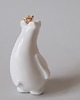 figurki i rzeźby Porcelanowy Niedźwiedź w koronie 1