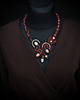 komplet biżuterii Jesienny komplet soutache  naszyjnik i kolczyki 7