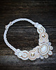 Biżuteria ślubna Elegancki  naszyjnik soutache 6