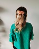 spinki i klamry do włosów Scrunchie spinka klamra jedwabna brzoskwiniowa rosa 6