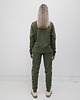 komplety damskie Sabela minimalistyczny komplet z lamówkami - Khaki 3