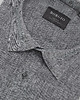 koszule męskie Koszula męska lniana lentini 00390 granatowy slim fit 2