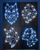 dodatki - różne Zestaw String Art  - 25 wzorów do wyboru  - Zrób to sam DIY 1