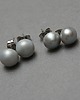 kolczyki srebrne Pearls platinum vol. 1 /alloys collection/ - sztyfty 2