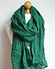 szale damskie Szalik lniany damski, lniany szal na wiosnę, ZIELONY 3