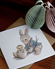 kartki wielkanocne Happy Easter  Little Rabbit - kartka wielkanocna 1