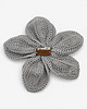 broszki Broszka kwiat XL - szara 4