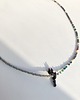 chokery Asymetryczny Choker z kwarcem tytanowym 1
