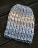 czapki damskie Zimowe niebo / czapka z jedwabiem 1