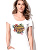 t-shirt damskie Koszulka organiczna z nadrukiem Summer Time 1