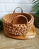 dekoracje świąteczne Świąteczny karmelowy kosz ze sznurka bawełnianego " Bowl Basket" 2