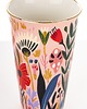 kubki i filiżanki Kubek porcelanowy 700 ml BLUMEN 16,5x14,5x10 cm różowy 3