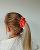 gumki do włosów Satynowa gumka satynowa scrunchie owijka frotka pomarańcz  MIDI 2