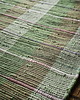 dywany Chodnik dywan 140x70cm bawełniany zielony w pasy 1