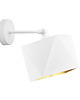kinkiety Czarny kinkiet na ruchomym ramieniu ULSAN GOLD w stylu glamour 6