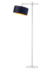 lampy podłogowe Designerska lampa stojąca z abażurem w stylu glamour MELTON GOLD 5