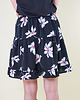 spódnice mini Spódnica mini w kwiaty magnolia z falbankami 3