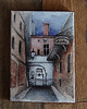obrazy Obrazek - Cieszyn - 15x21cm - oryginał na płótnie 7