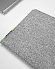 etui na laptopa POKROWIEC NA LAPTOPA szary zielony zamek 1
