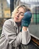 rękawiczki damskie MAXCOLOR kolorowe rękawiczki "morska toń" 3