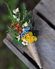 dodatki ślubne Kolorowa butonierka ślubna dla pana młodego 1
