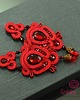 kolczyki soutache Czerwone kolczyki sutasz 3