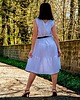 sukienki midi damskie Luźna sukienka z muślinu biała BOHO Lariko Studio 6