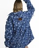 sukienki mini damskie Koszulo sukienka denim patchwork 4