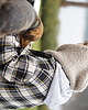 czapki damskie Kaptur Alpaka Boucle Beige 7