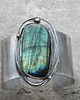bransoletki wire wrapping Wielobarwny  labradoryt      - BRANSOLETA MANKIET - CUFF 4