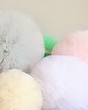 dodatki - różne Pompony tiulowe 15 cm (M), różne kolory 1