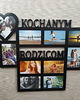 ramki na zdjęcia Multirama ramka na zdjęcia z napisem Kochanym Rodzicom mdf 10 zdjęć serce 4