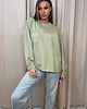 bluza bez kaptura damska Bawełniana bluza Matcha 2