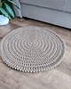 dywany Dywan szydełkowy ze sznurka bawełnianego okrągły 60cm 1