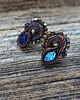 kolczyki soutache Kolczyki soutache Jesienny liść 3