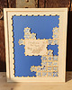 księgi gości i albumy ślubne Ramka do księgi gości - puzzle, drewniana 3