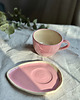 filiżanki Cappuccino Set pink 4