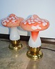 lampy stołowe Komplet lamp stołowych Grzybki Vintage 5