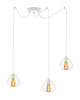 lampy wiszące 3-płomienna lampa wisząca pająk w stylu loft DIORO LOFT L3 typu pająk 5