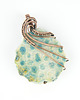wisiory Koral fossil wisiorek wire wrapping 4