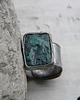 pierścionki - różne (zam ) Roman Ancient Ring ;) surowy malachit 4
