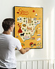 plakaty Plakat Mapa Hiszpania na prezent - różne formaty do wyboru 3
