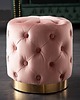 pufy do siedzenia Pufa puf Barock Chesterfield róż złoty 38cm 1