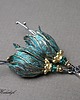 kolczyki swarovski Kolczyki Swarovski Antyczne dzwonki -blue patina 2