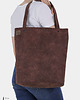 torby na ramię Shopper XL torba kasztanowa na zamek 4