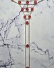 złote naszyjniki Łańcuszek na ciało Sexy Glass Stones 3