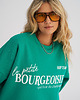 bluza bez kaptura damska Bluza bez kaptura LOOSE FIT emerald BOURGEOISIE damska 8
