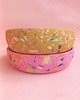 miski i misy Różowa miska terrazzo do kuchni na owoce lub dekoracyjna 1
