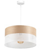 lampy wiszące Luksusowa lampa wisząca z abażurem 40cm 2