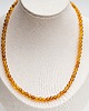 korale Naszyjnik bursztynowy KULKA regularna 5